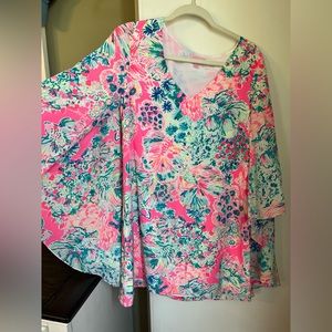 Lilly Pulitzer Miri Silk Caftan in Gypsea